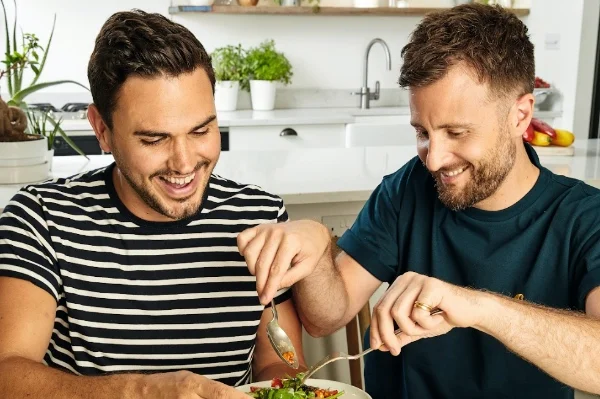 Henry Firth (left) and Ian Theasby are on a mission to get more ‘plants on plates’