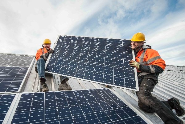 Easton Community Centre’s solar roof helps keep bills down